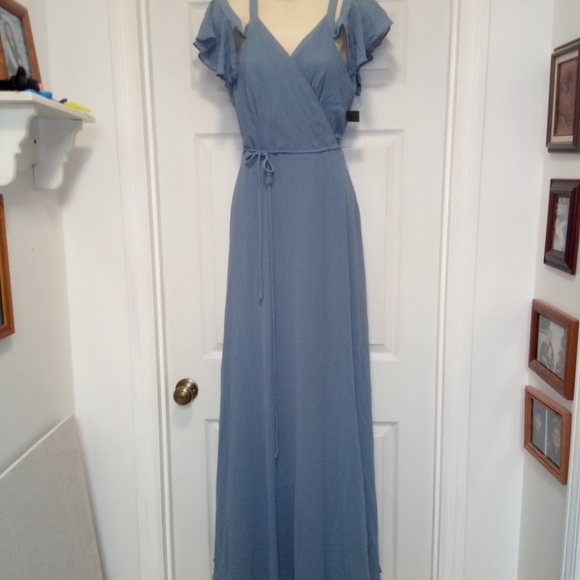 🆕 Lulu's 👗 Size SMALL 💠Cold shoulder 💙🛑 🛑🛑🛑🛑🛑Sold out🛑🛑🛑🛑 - Picture 7 of 14